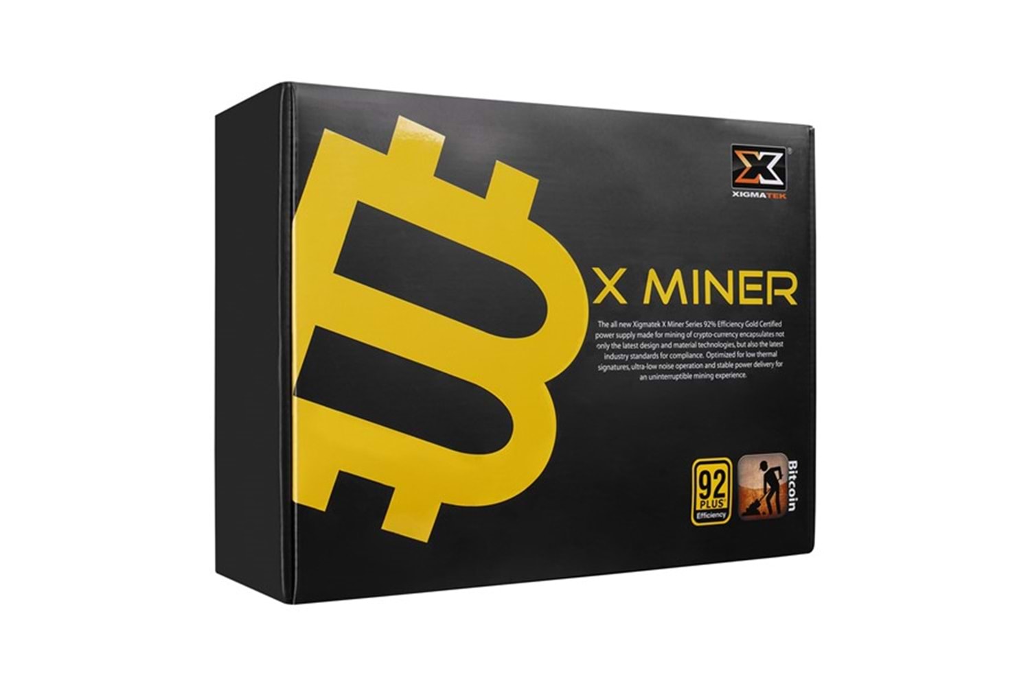 XIGMATEK 1800W 92 MINER BT-1800W EN9757 X 14CM FANLI MINING POWER SUPPLY
