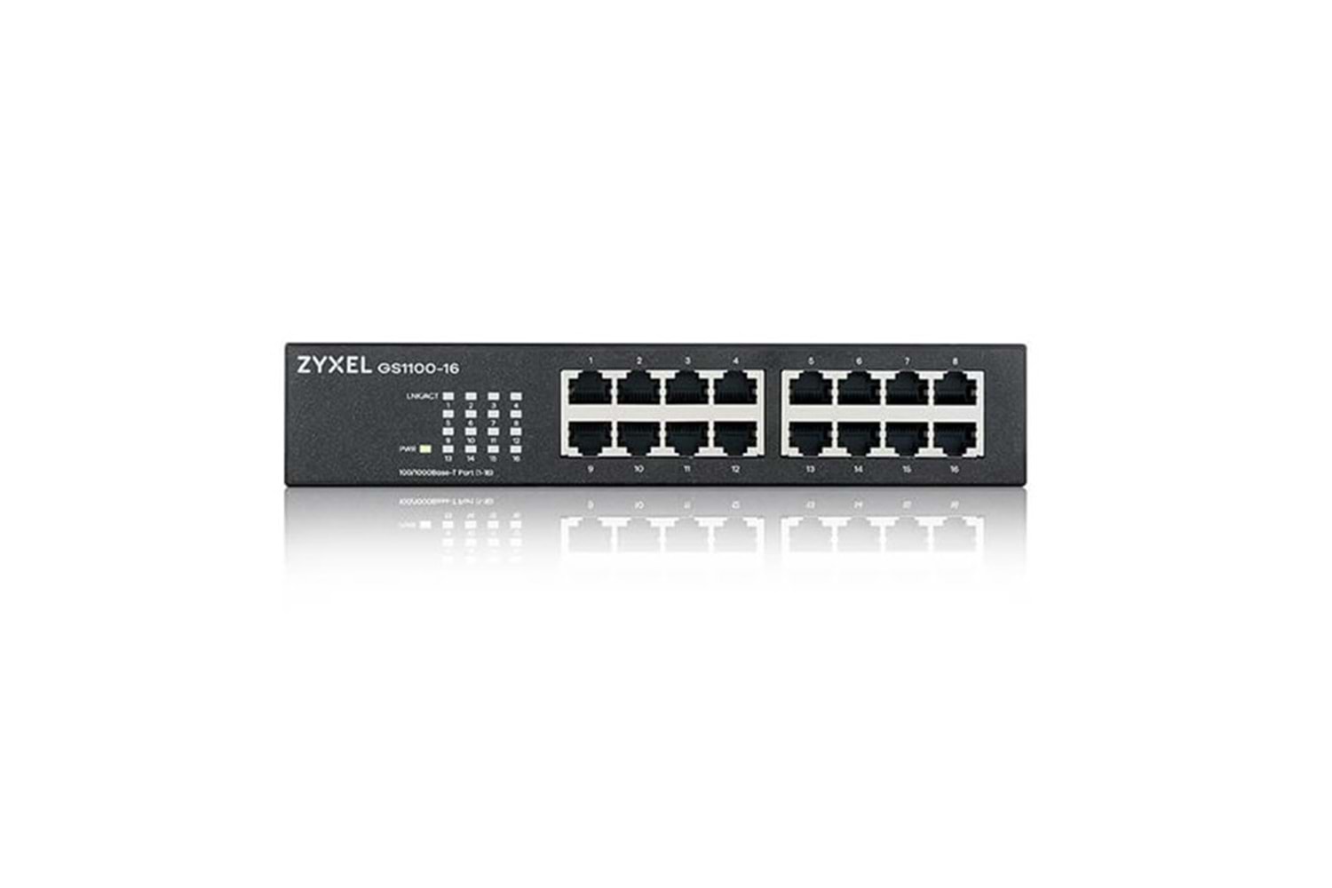 ZyXEL 16port GS1100-16 v3 GIGABIT Yönetilemez Switch Masaüstü