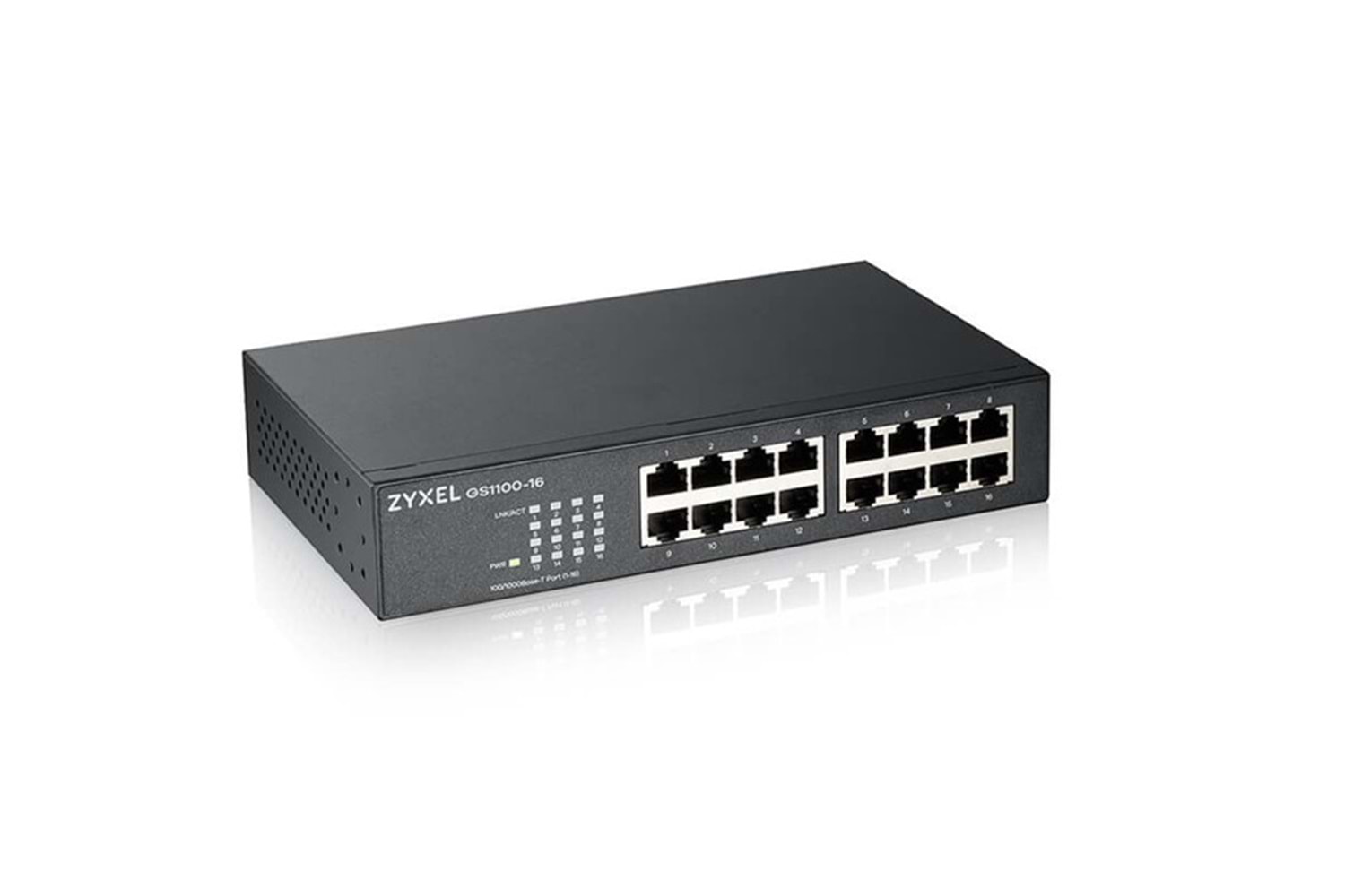 ZyXEL 16port GS1100-16 v3 GIGABIT Yönetilemez Switch Masaüstü