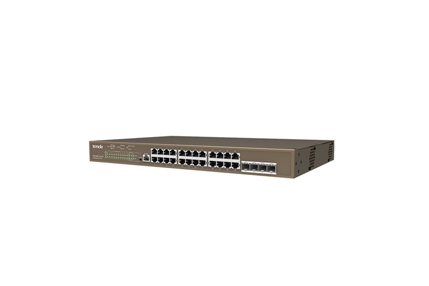 TENDA 24port 410W FULL PoE TEG5328P-24-410W GIGABIT 4X SFP Yönetilebilir Switch RackMount