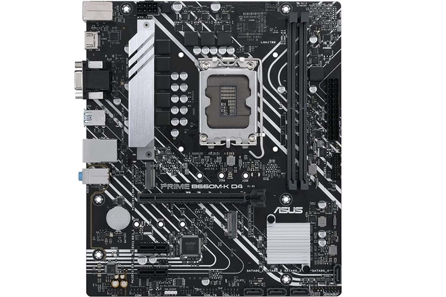 ASUS PRIME B660M-K D4 DDR4 HDMI PCIe 16X v4.0 1700p mATX