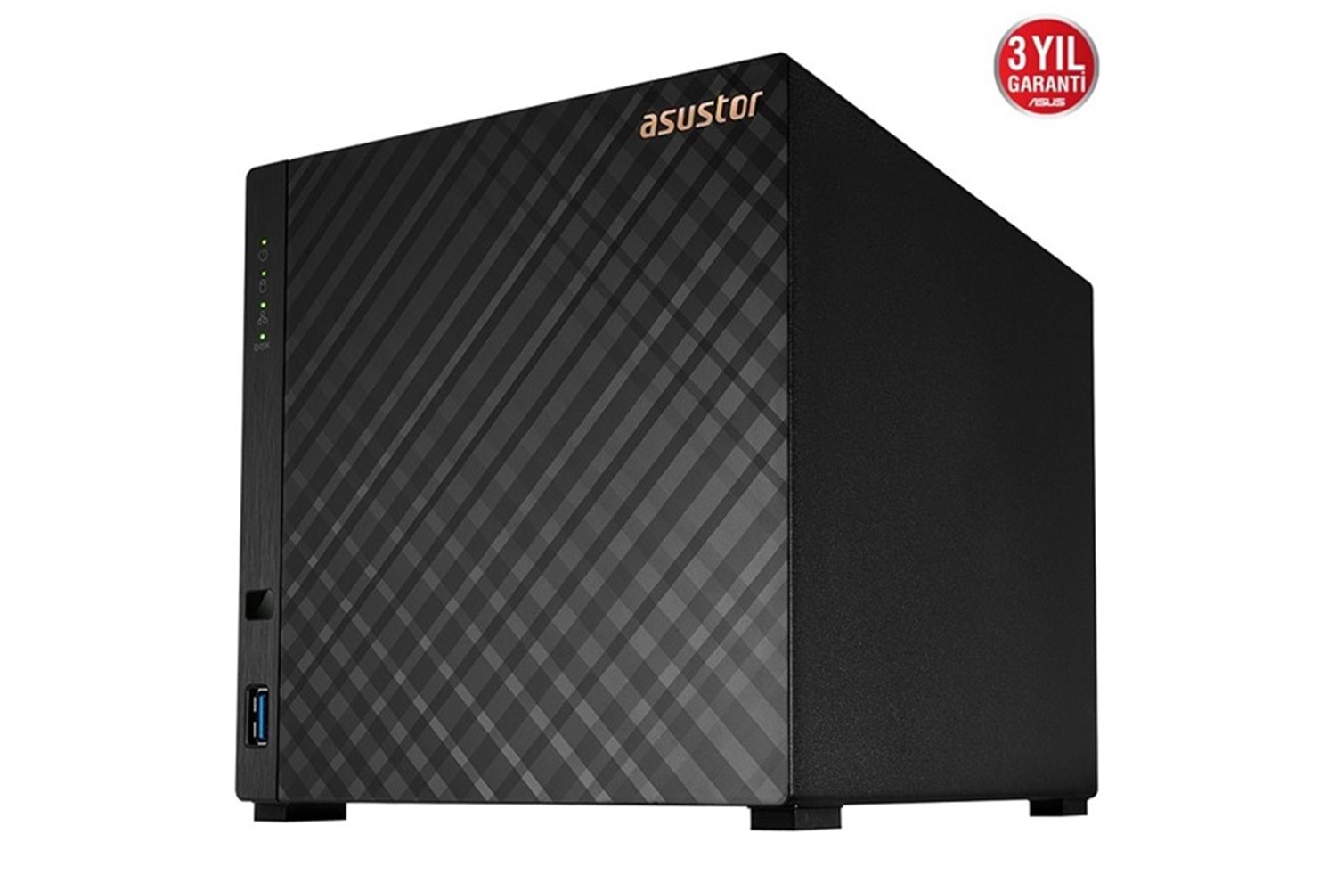 ASUSTOR AS1104T REALTEK QC 1 GB RAM- 4-diskli Nas Server (Disksiz)