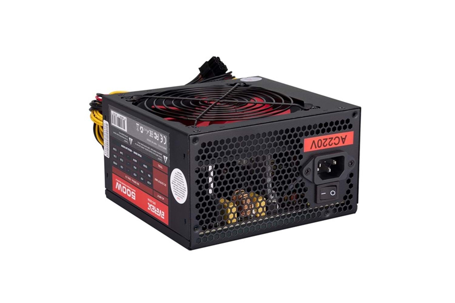 EVEREST 500W EPS-500A 12cm Fanlı Power Supply