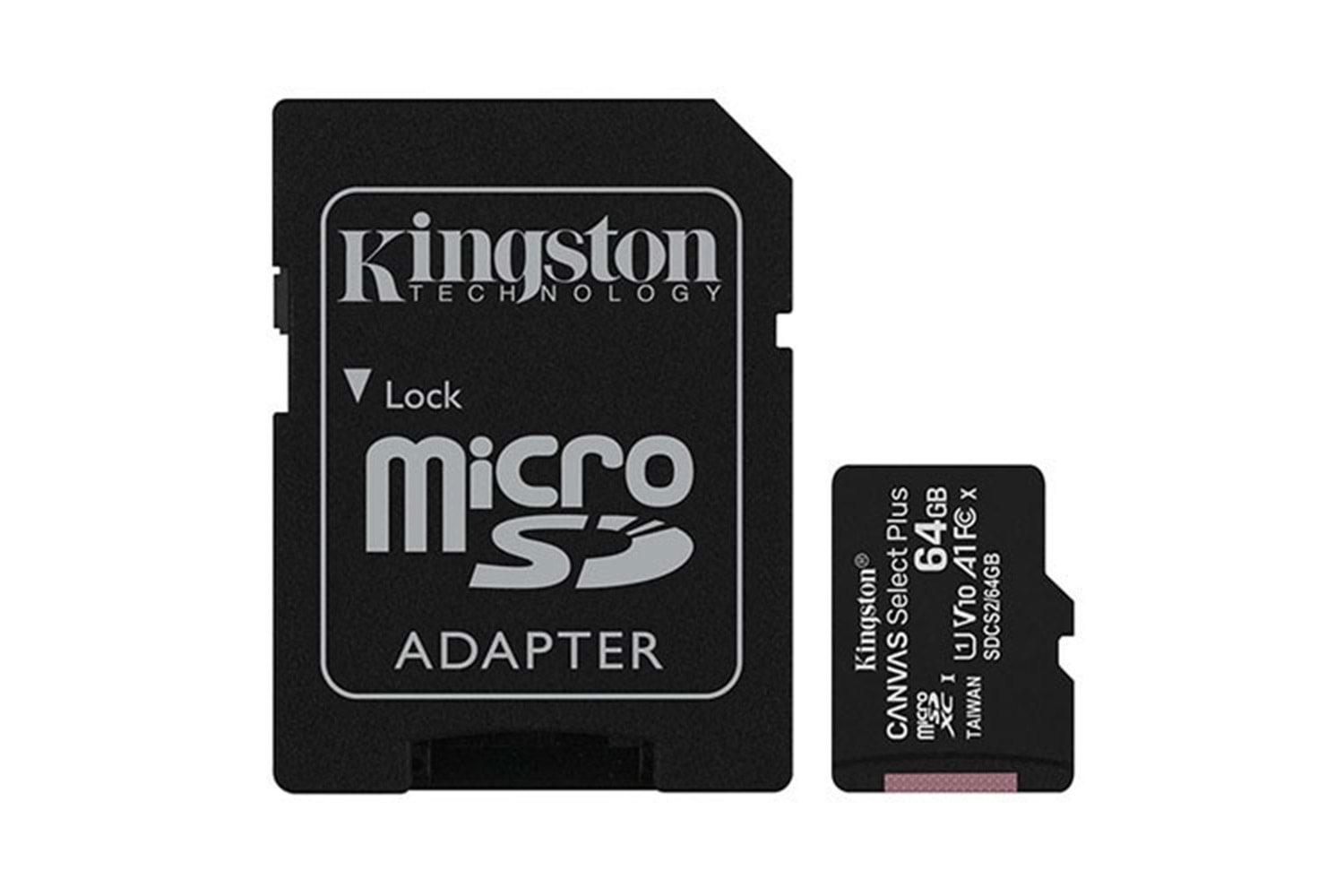KINGSTON MicroSD 64GB SDCS2/64GB Hafıza Kartı