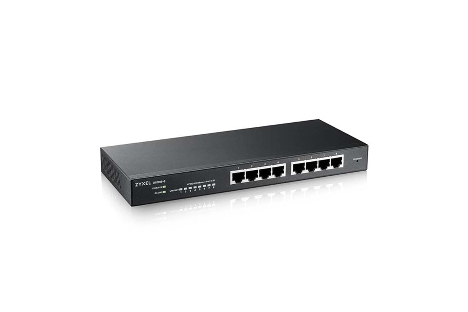 ZyXEL 8port 60w FULL PoE GS1915-8EP GIGABIT Yönetilebilir Switch
