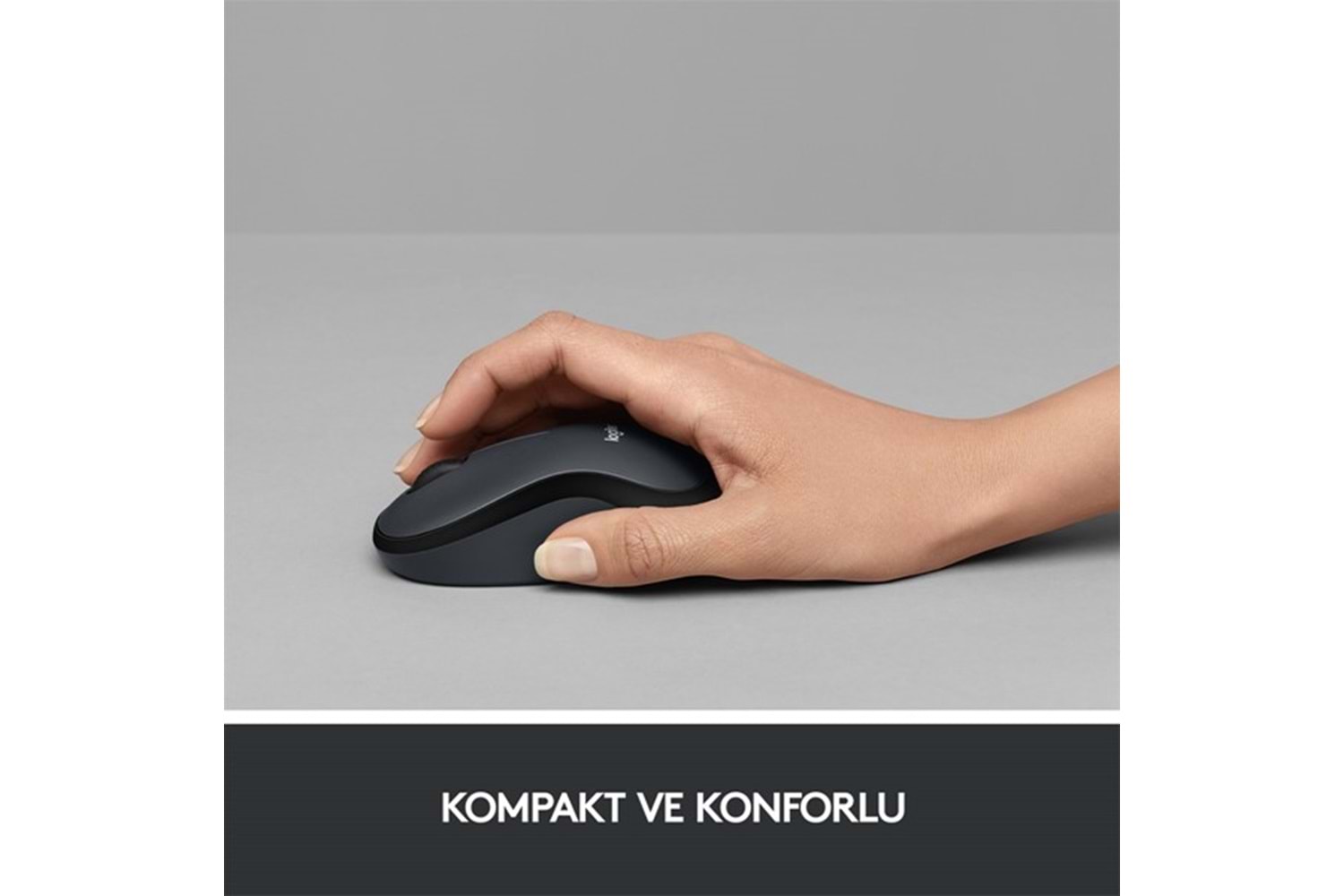LOGITECH M220 Kablosuz Sessiz Optic Gri / Siyah Mouse 910-004878