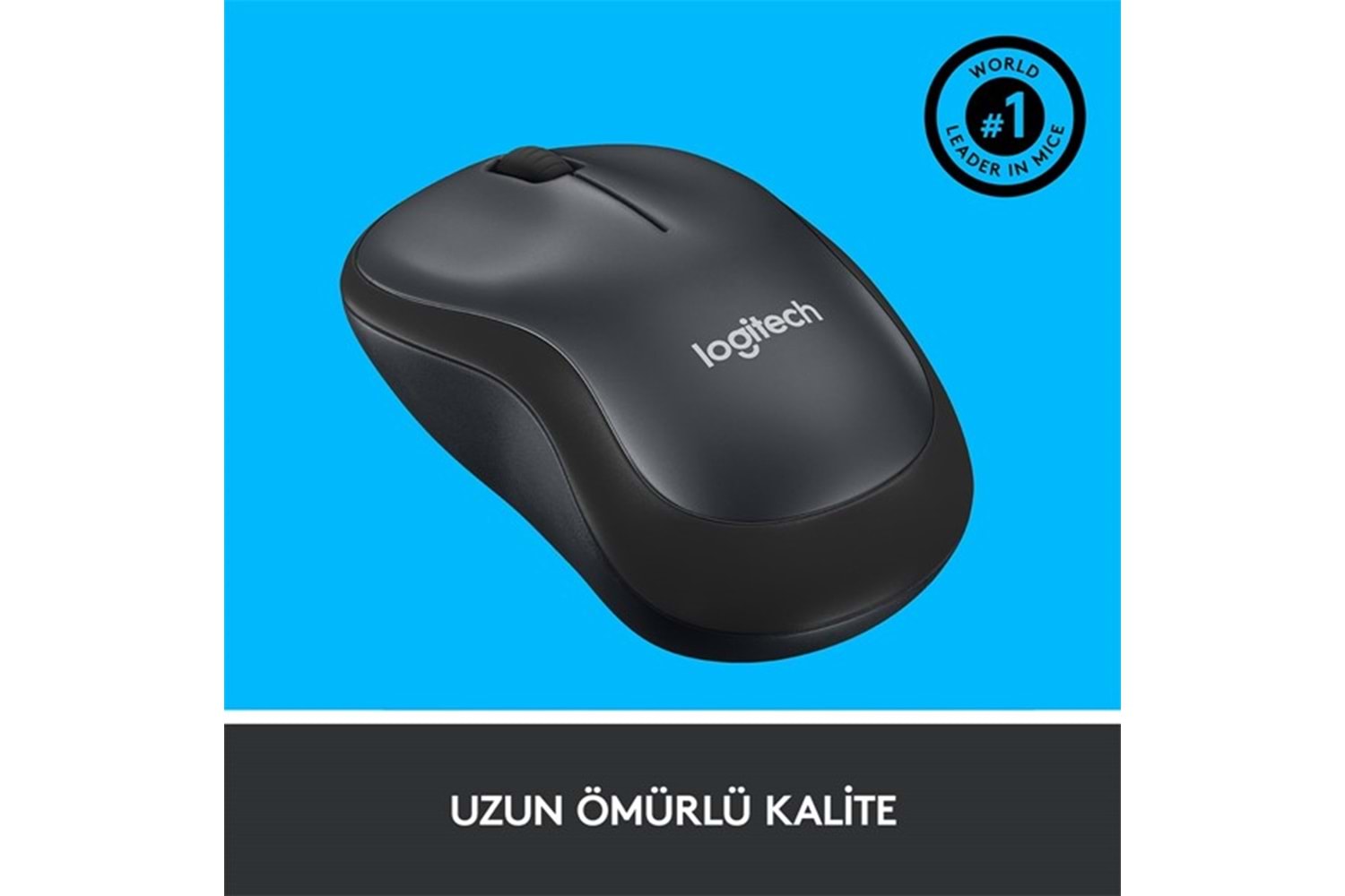 LOGITECH M220 Kablosuz Sessiz Optic Gri / Siyah Mouse 910-004878