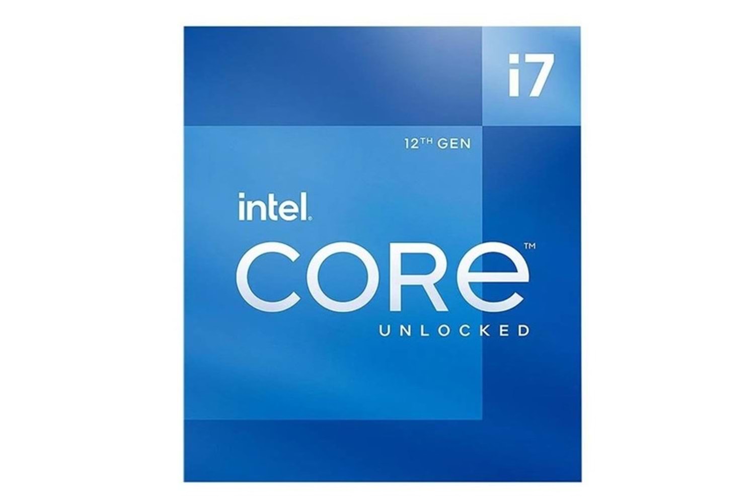 INTEL CORE i7 12700KF 37MB 12çekirdekli VGA YOK 1700p 125w Kutulu+Fansız