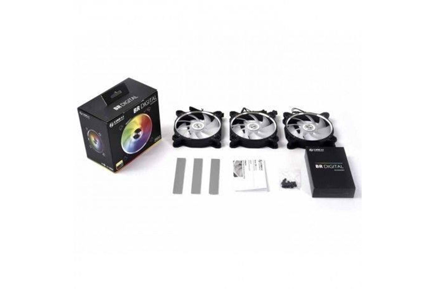 LIAN LI Bora Digital ARGB 120mm Kasa Fanı 3-lü Paket