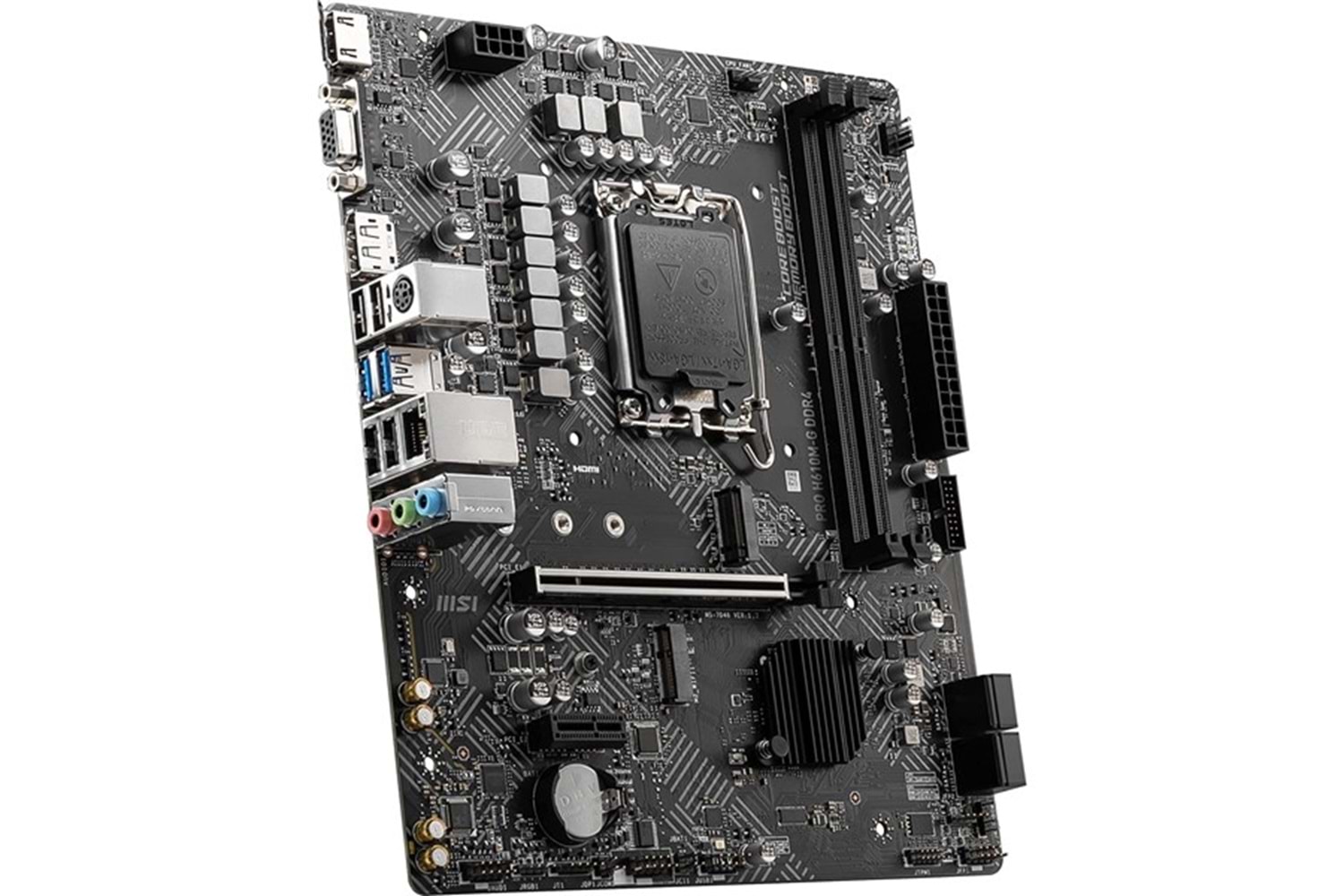MSI PRO H610M-G DDR4 M2 PCIe NVME HDMI PCIe 16X v4.0 1700p mATX