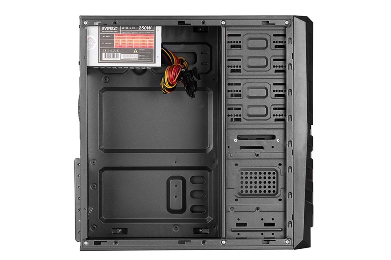 EVEREST 720R 250W PEAK Standart Mid-Tower PC Kasası