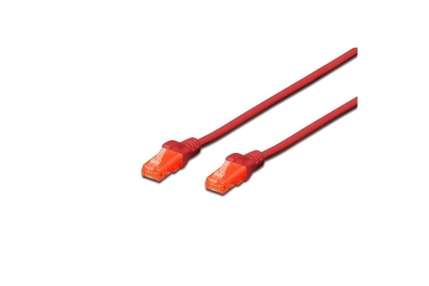 DIGITUS 0.25m CAT6 Utp DK-1617-0025/R Kırmızı Patch Kablo