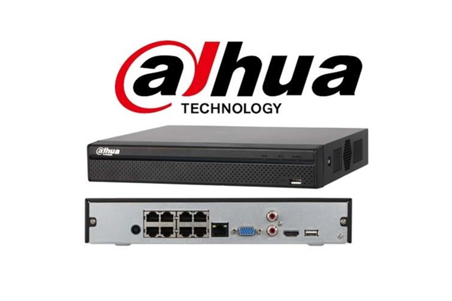 DAHUA 8kanal Full PoE NVR2108HS-8P-T NVR Kayıt Cihazı