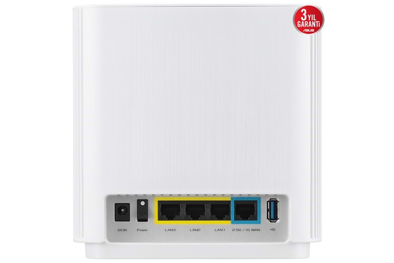 ASUS ZENWIFI XT9-W AX7800 WIFI-6 GAMING Mesh Router 2-li Paket beyaz