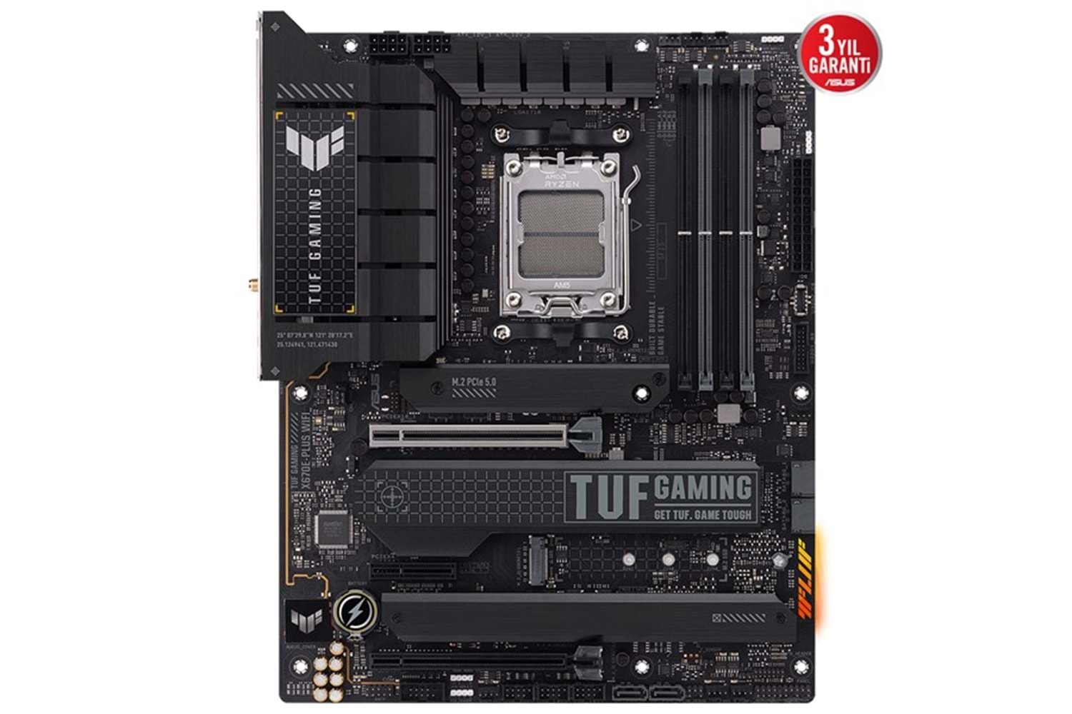 ASUS TUF GAMING X670E-PLUS DDR5 HDMI DP PCIe 16X v5.0 AM5 ATX