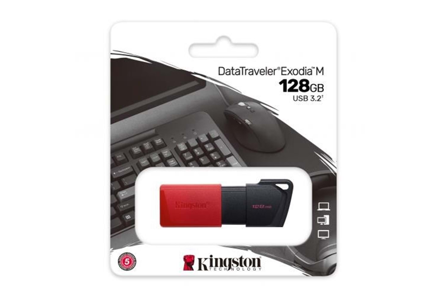 KINGSTON 128GB USB 3.2 Exodia DTXM/128GB Taşınabilir Bellek