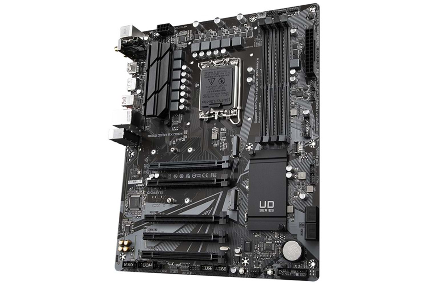 GIGABYTE B660 DS3H AX WIFI-6E DDR4 HDMI DP PCIe 16X v4.0 1700p ATX