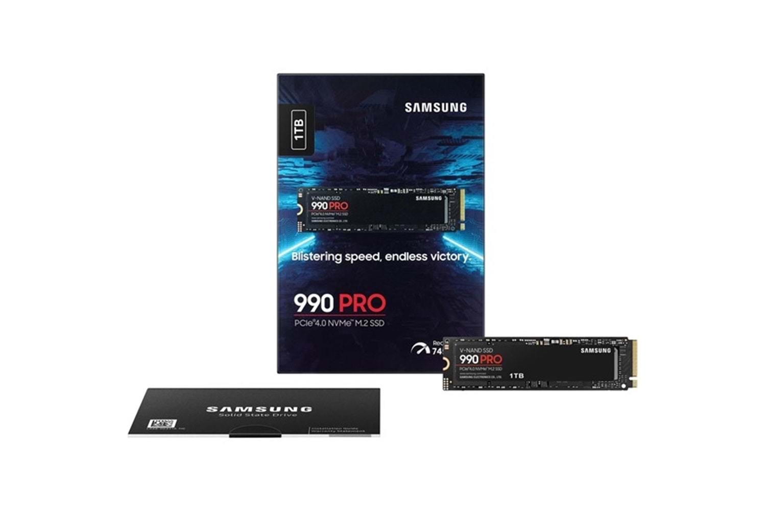 SAMSUNG 1TB 990 pro MZ-V9P1T0BW 7450- 6900MB/s M2 PCIe NVMe Gen4 Disk