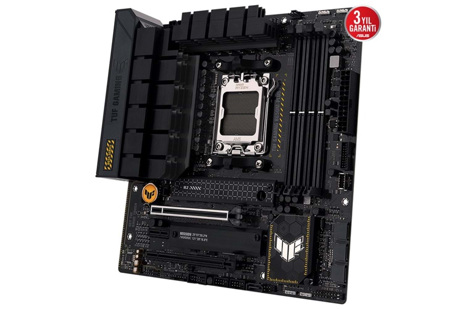 ASUS TUF GAMING B650M-PLUS WIFI DDR5 HDMI DP PCIe 16X v4.0 AM5 mATX