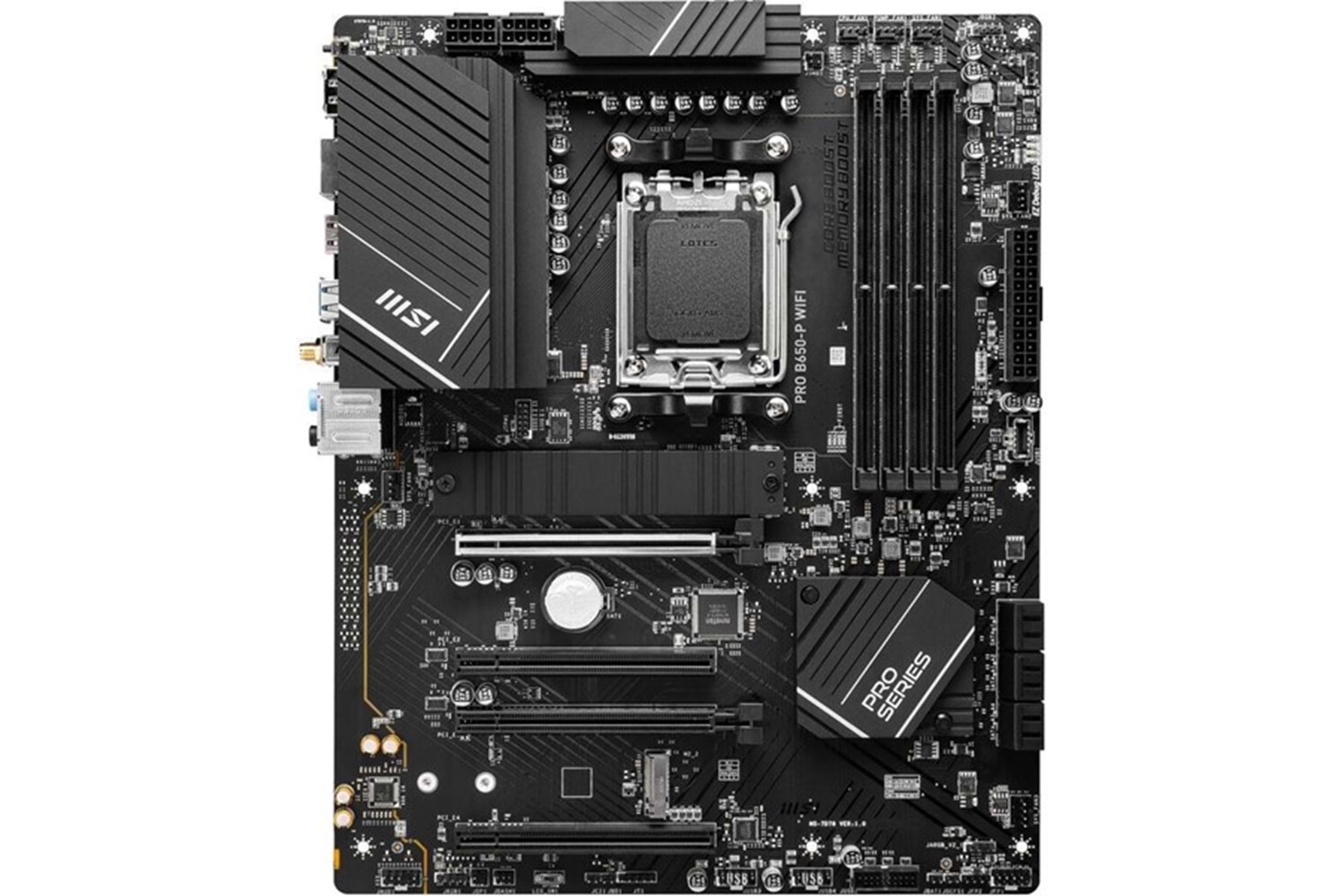 MSI PRO B650-P WIFI DDR5 HDMI DP PCIe 16X v4.0 AM5 ATX