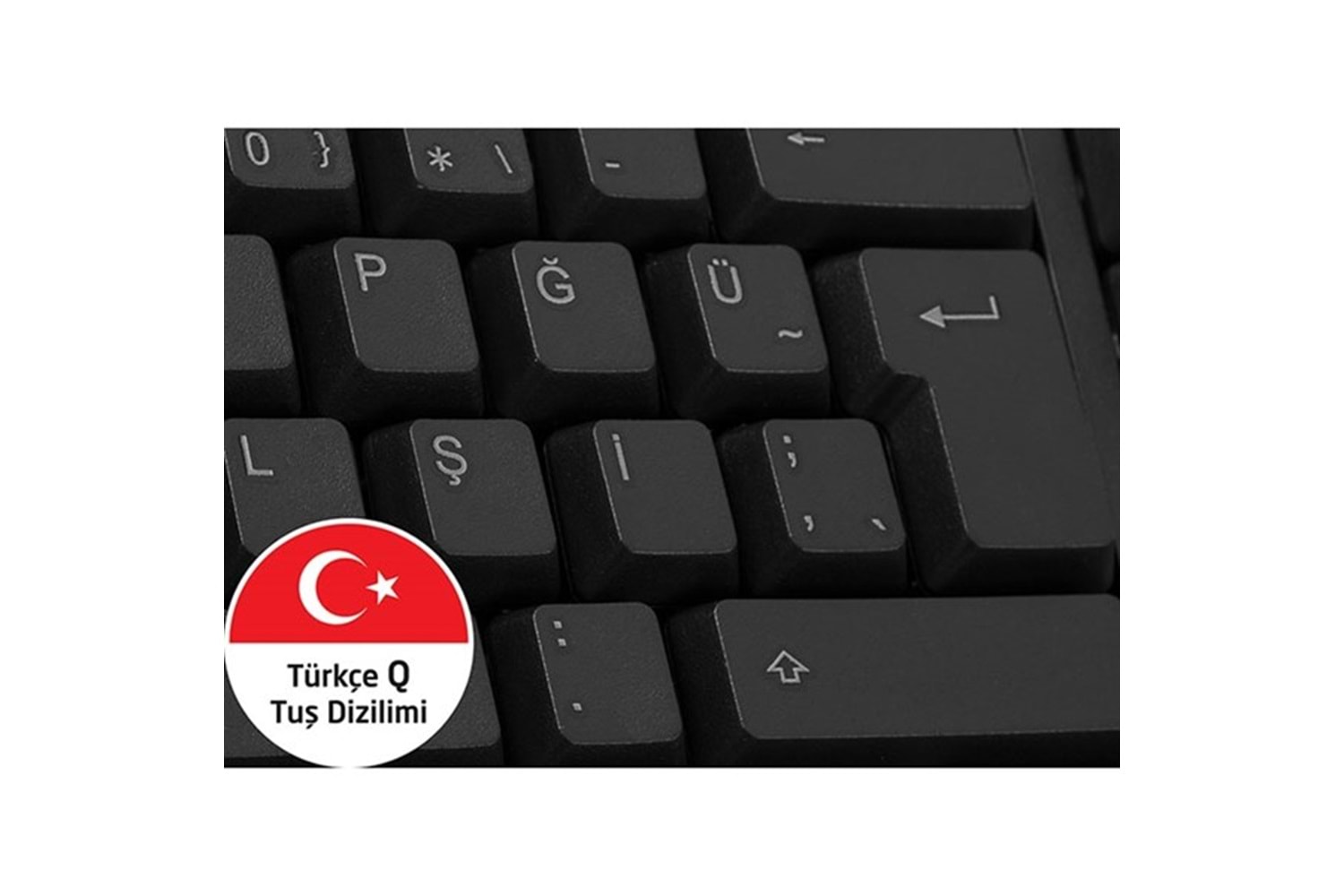 EVEREST Kablosuz Siyah Multimedya Klavye - Mouse Set KM-2510