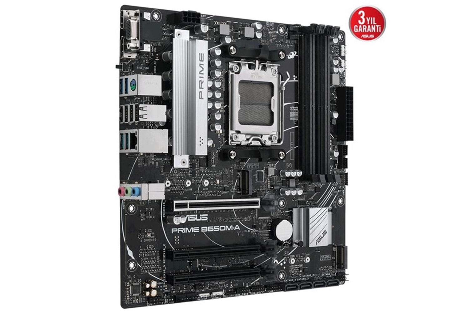 ASUS PRIME B650M-A DDR5 HDMI DP,mDP PCIe 16X v5.0 AM5 mATX