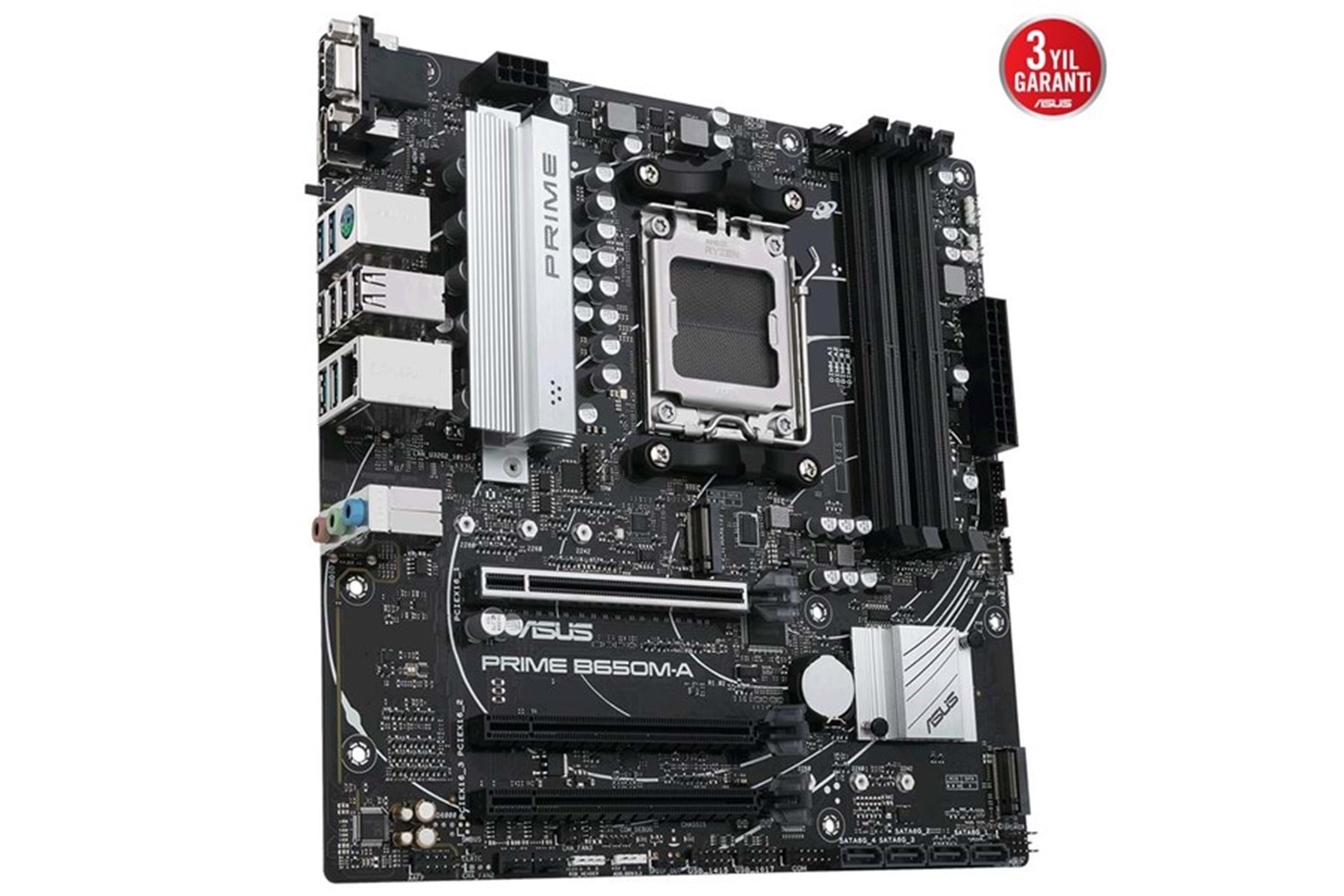 ASUS PRIME B650M-A DDR5 HDMI DP,mDP PCIe 16X v5.0 AM5 mATX