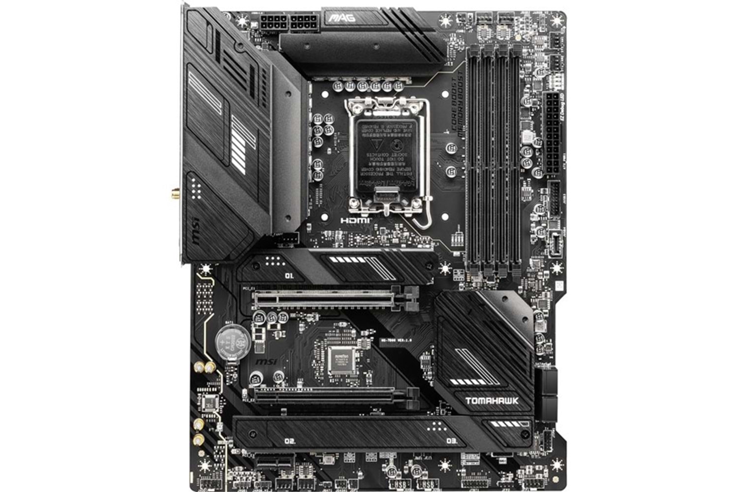 MSI MAG B760 TOMAHAWK WIFI DDR5 HDMI DP PCIe 16X v5.0 1700p ATX