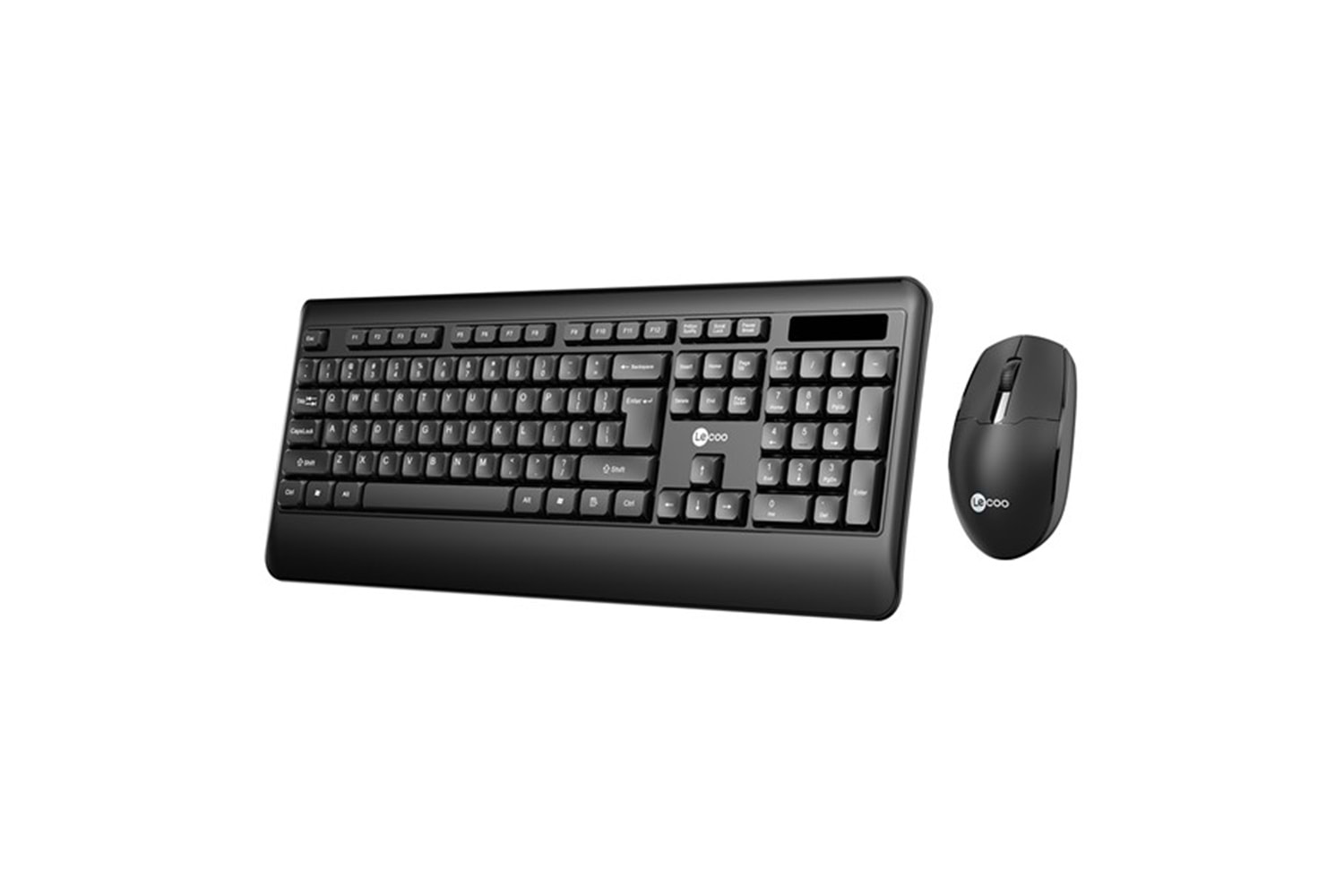 LENOVO LECOO KW202 Kablosuz Q Trk Optic Mouse Siyah Standart Klavye - Mouse Set