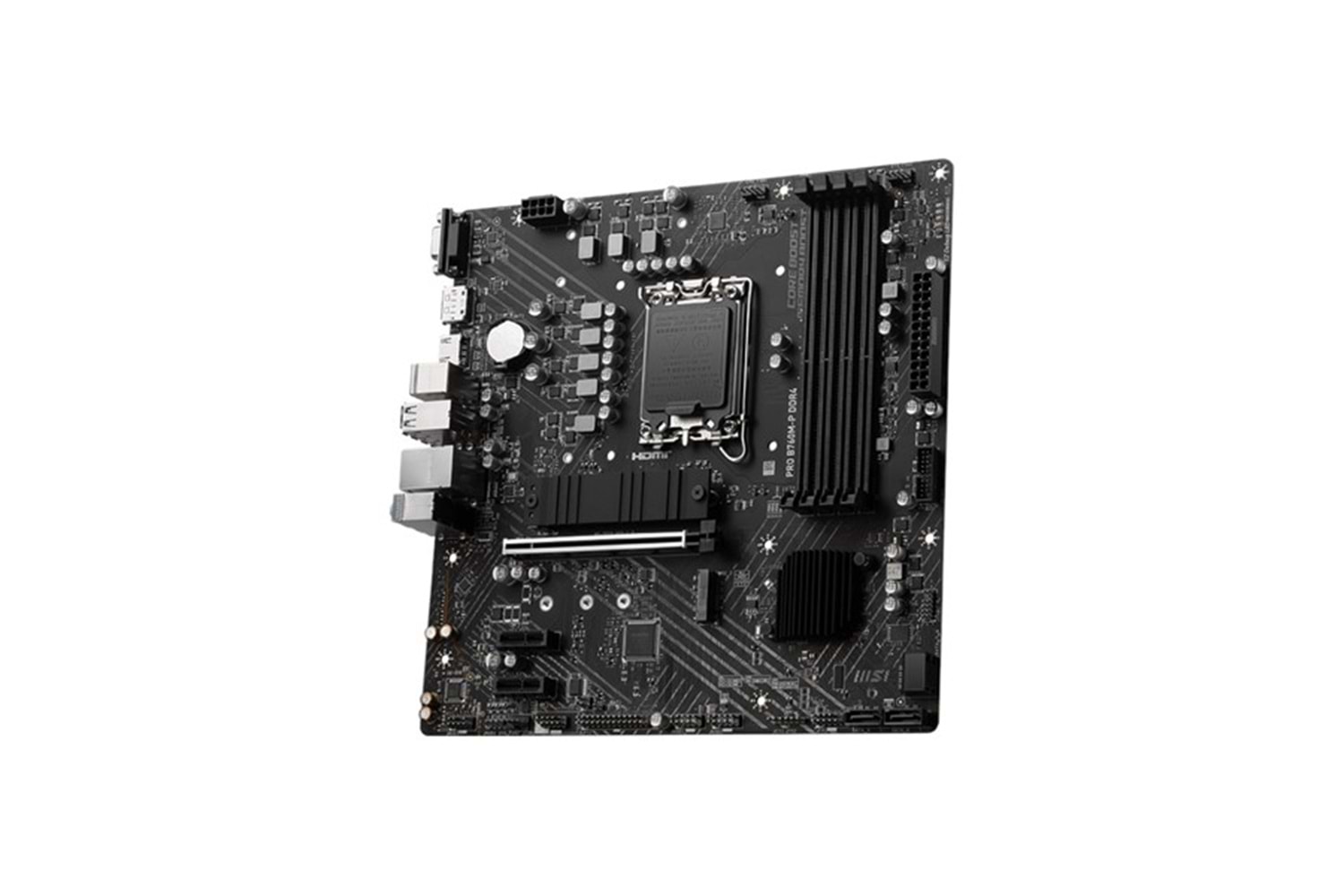 MSI PRO B760M-P DDR4 HDMI DP PCIe 16X v4.0 1700p mATX