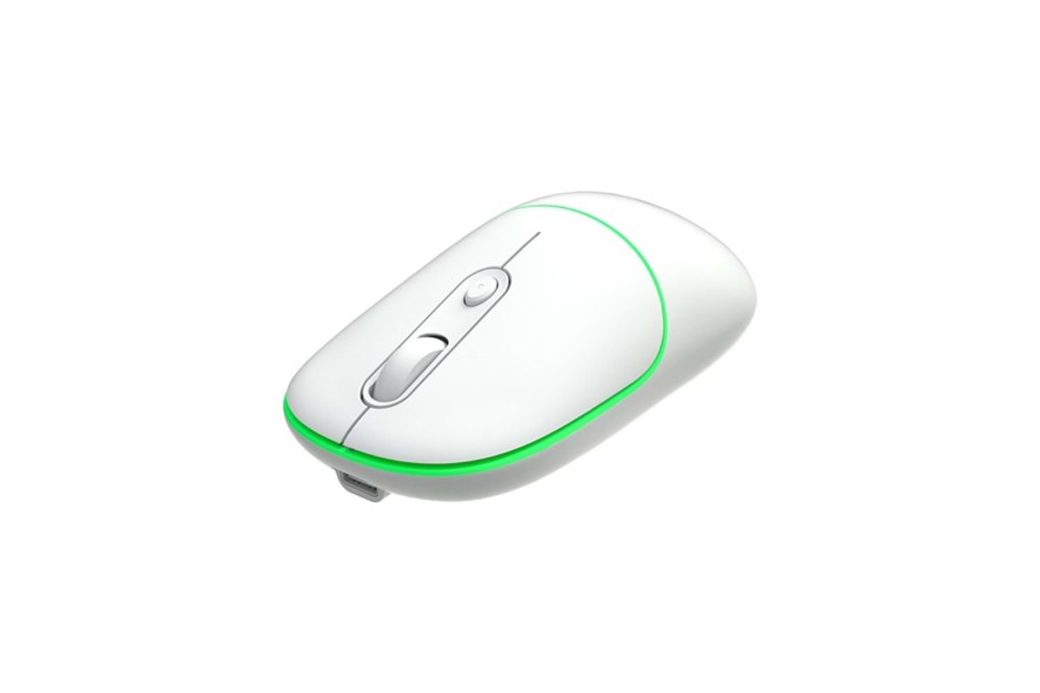 LENOVO LECOO WS210 Kablosuz + Bluetooth Sessiz Şarjlı 1600dpi Optic Beyaz Mouse