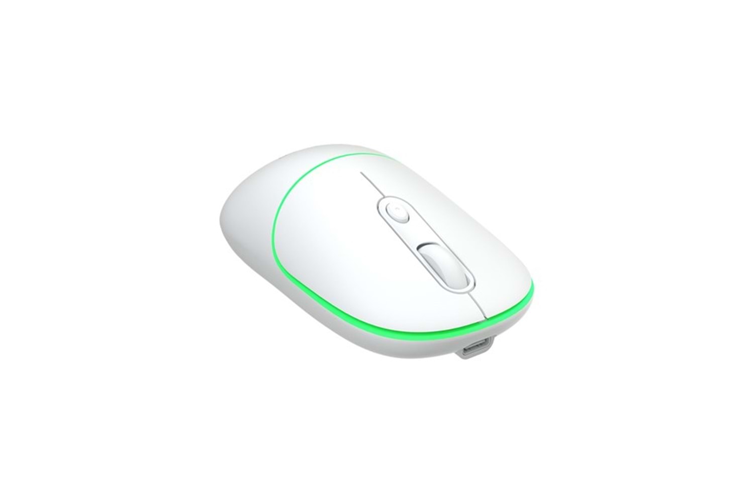 LENOVO LECOO WS210 Kablosuz + Bluetooth Sessiz Şarjlı 1600dpi Optic Beyaz Mouse