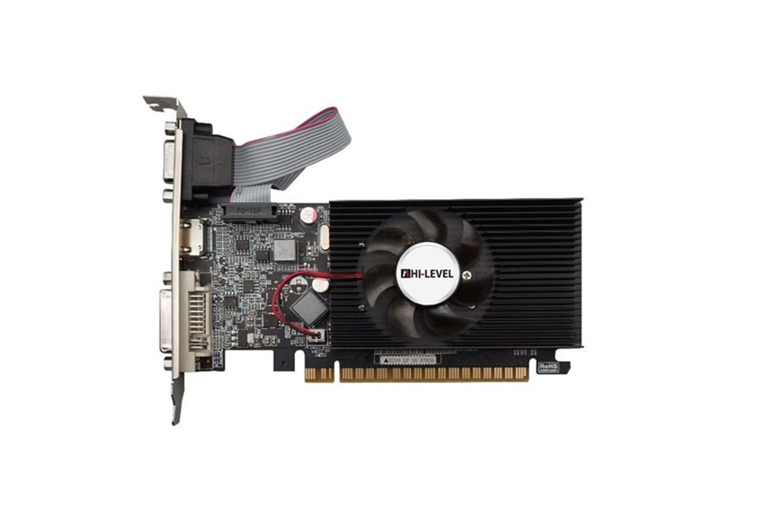 HI-LEVEL GT210 1GB HLV210D31G64S DDR3 64bit HDMI DVI PCIe 16X v2.0