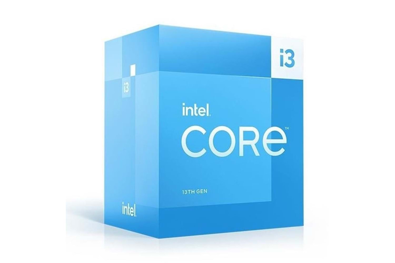 INTEL CORE i3 13100F 17MB 4çekirdekli VGA YOK 1700p 58w Kutulu+Fanlı