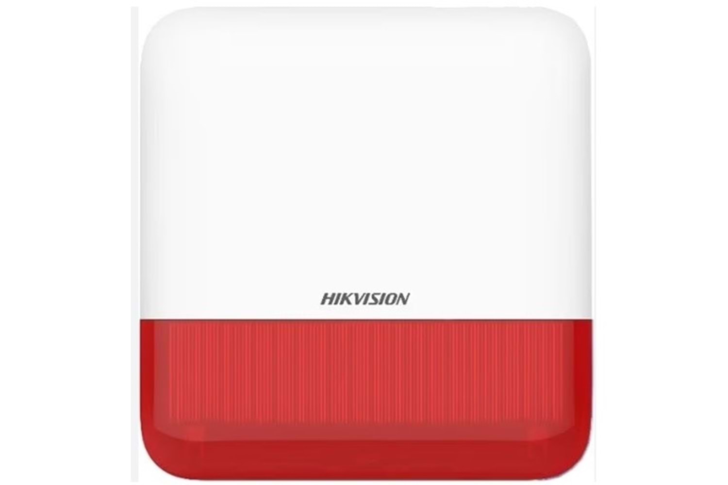 HIKVISION DS-PS1-E-WE Harici Kablosuz Siren Kırmızı