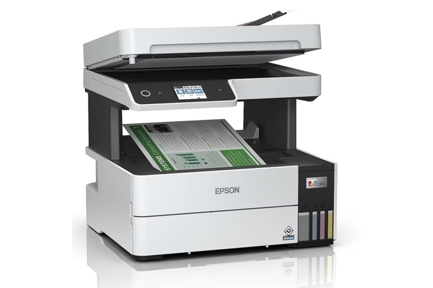 EPSON A4 Renkli L6490 Çok Fonksiyonlu Tanklı Yazıcı Fax USB 2.0,Ethernet,Kablosuz
