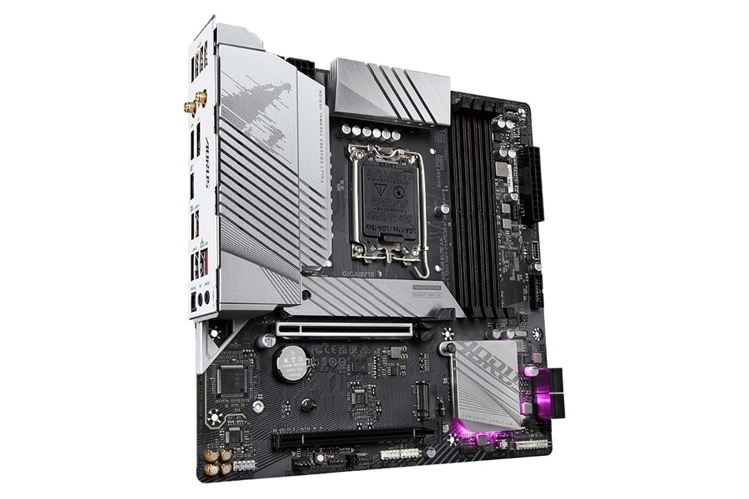 GIGABYTE B760M AORUS ELITE AX WIFI-6E DDR5 HDMI DP PCIe 16X v5.0 1700p mATX