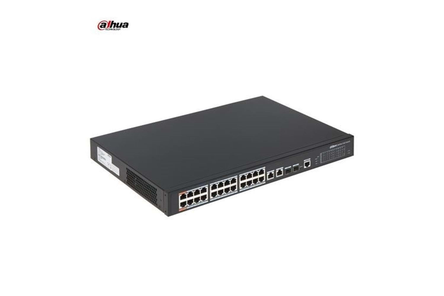 DAHUA 24port 240w FULL PoE PFS3226-24ET-240 10/100 2X UPLINK-2X SFP Yönetilemez Switch