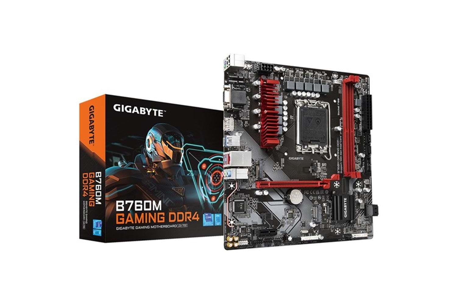 GIGABYTE B760M GAMING DDR4 HDMI DP PCIe 16X v4.0 1700p mATX