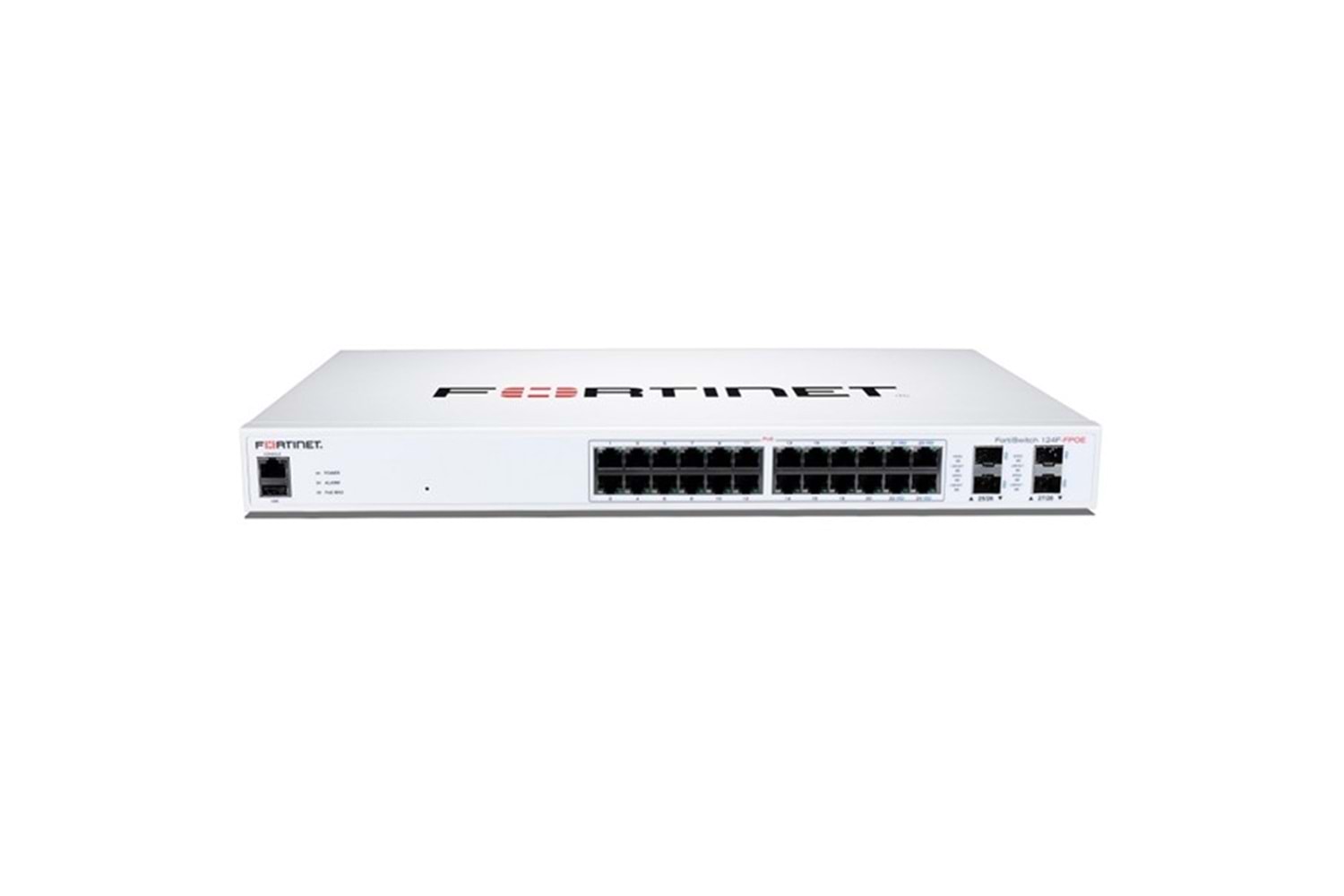 FORTISWITCH 24port 370w FULL PoE Layer2 FS-124F-FPOE GIGABIT 4XSFP+ Yönetilebilir Switch RackMount 