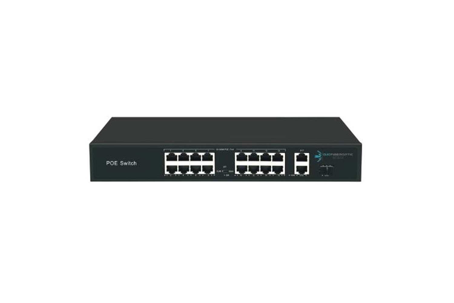 ODS 16port +2 UPLINK 200w FULL PoE 08ODS-16P2U1S-200 10/100 1X SFP Yönetilemez Switch