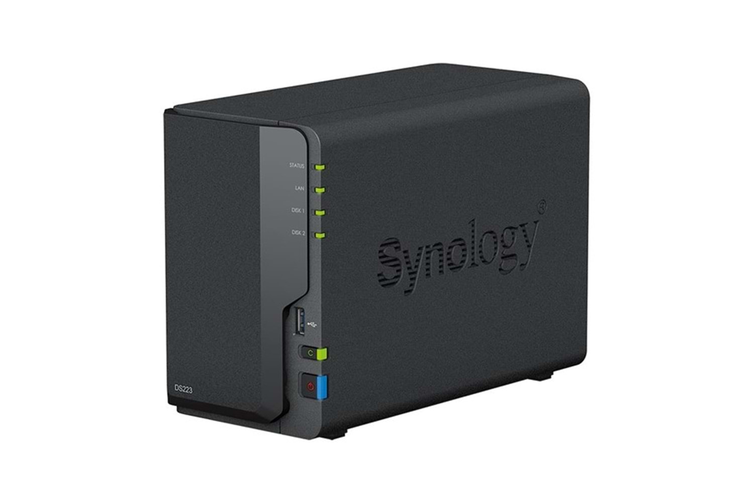 SYNOLOGY DS223 REALTEK QC 2 GB RAM- 2-diskli Nas Server (Disksiz)