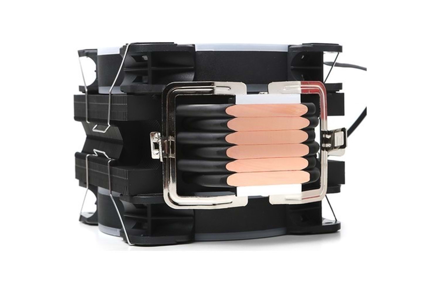 DARK FREEZER X128 DKCCX128 RGB Hava Soğutmalı AM5-1700p Dual İşlemci Fanı 220w 