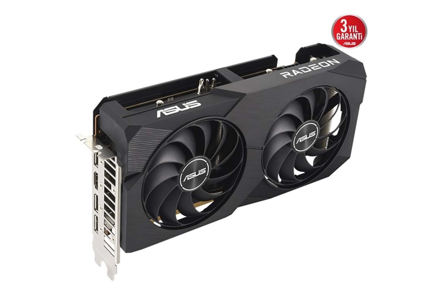 ASUS 8GB DUAL RX7600-O8G GDDR6 128bit HDMI DP PCIe 16X v4.0