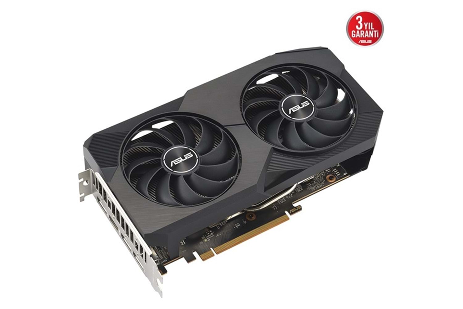 ASUS 8GB DUAL RX7600-O8G GDDR6 128bit HDMI DP PCIe 16X v4.0