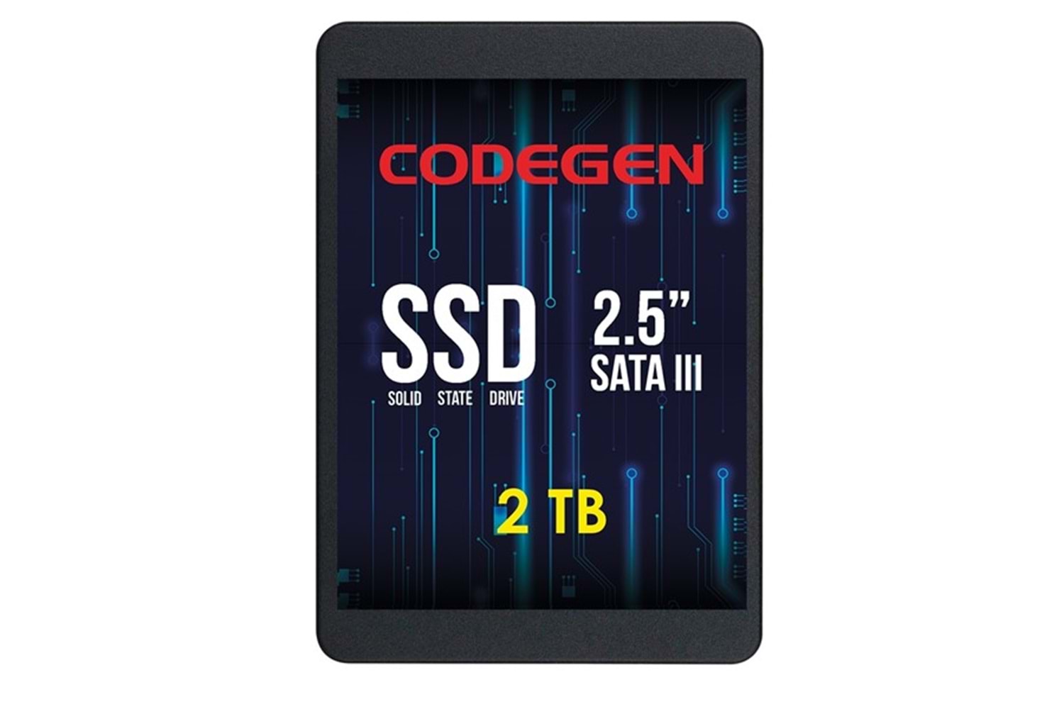CODEGEN 2TB CDG-2TB-SSD25 560- 500MB/s SSD SATA-3 Disk