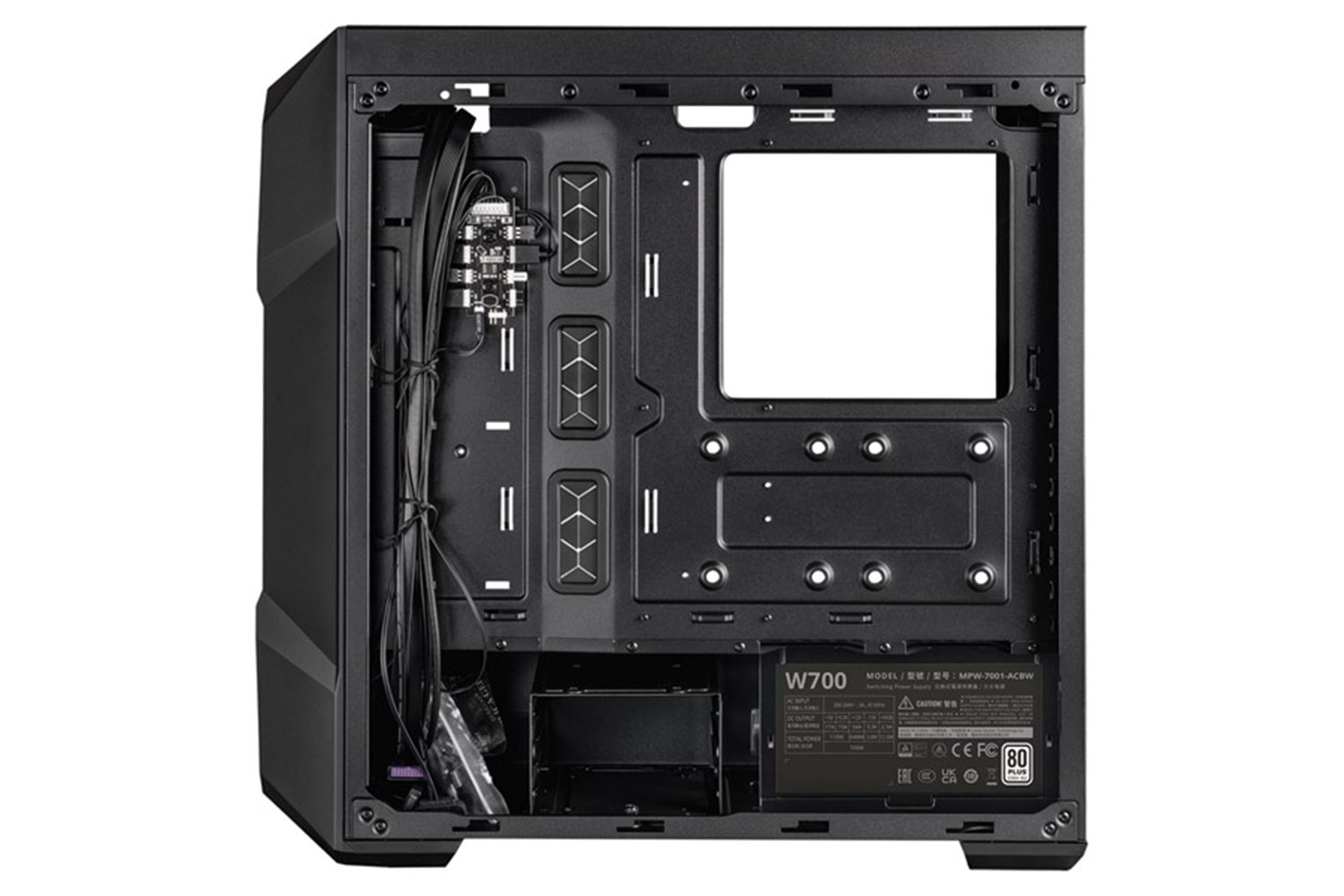 COOLERMASTER 700W 80+ TD500 v2 TD500V2-KGNN70-STU Gaming E-ATX PC Kasası