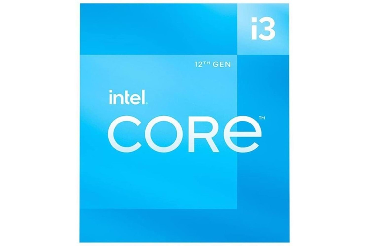 INTEL CORE i3 12100 17MB 4çekirdekli O/B UHD VGA 1700p 58w Kutusuz+Fansız