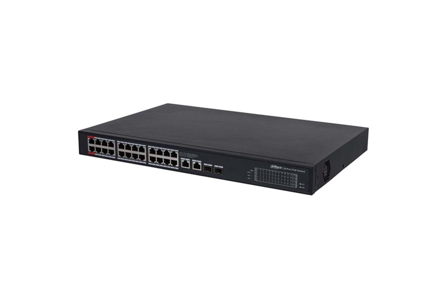 DAHUA 24port 360w FULL PoE PFS3228-24GT-360-V2 GIGABIT 2X SFP Yönetilemez Switch