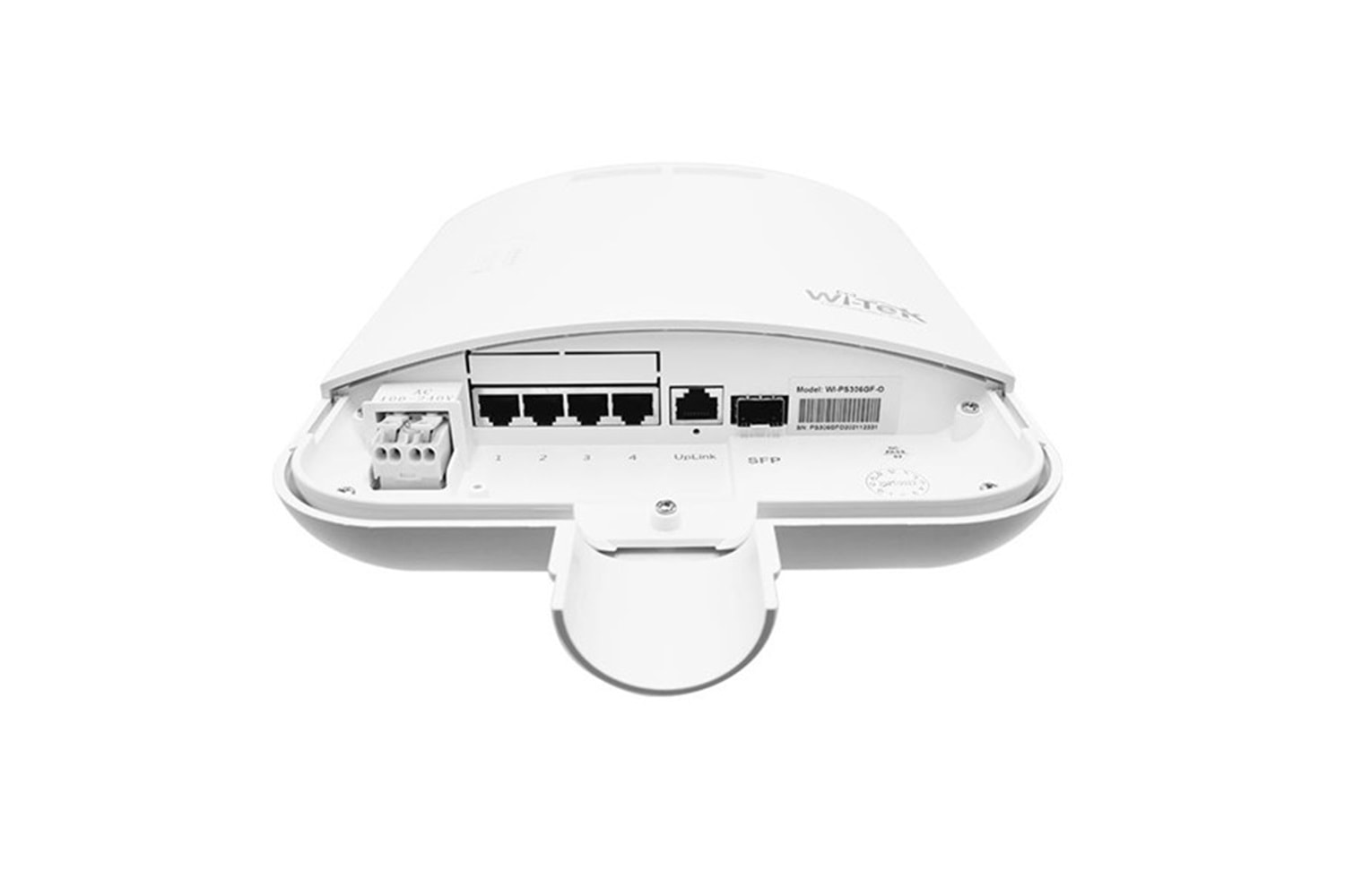 WI-TEK 4port 65w FULL PoE WI-PS306GF-O 4GE GIGABIT 1X SFP Yönetilemez Switch Harici